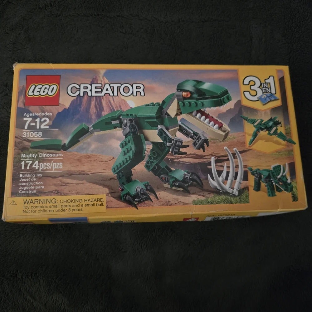 LEGO Creator Mighty Dinosaurs & Wild Lion 2-Pack Kids Toy Sets (Open Boxes) - Picture 3 of 4